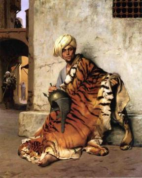 Pelt Merchant, Cairo Artwork by Jean Leon Gerome