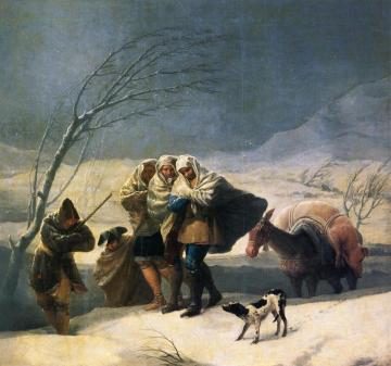 Winter Artwork by Francisco Jose de Goya y Lucientes