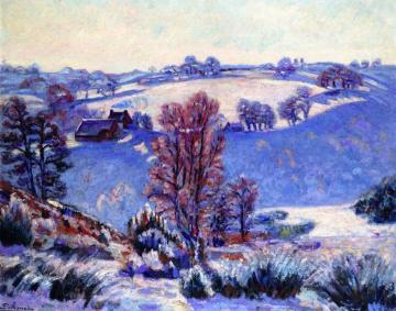 Frost At Crozant Artwork by Armand Guillaumin