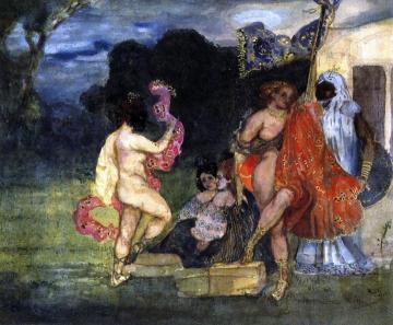 Oriental Dance. A Fancy Composition Artwork by Charles Conder