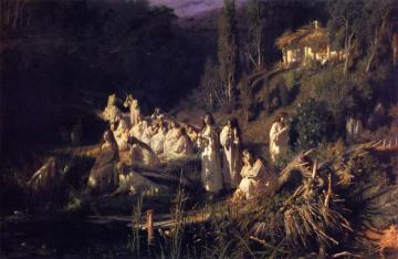 Water Nymphs Artwork by Ivan Nikolaevich Kramskoy