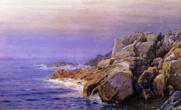 Appledore Coast Artwork by William Trost Richards