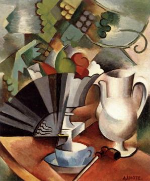 Still Life With Fruit And Bottles Artwork by André Lhote