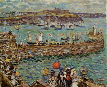 Lighthouse at St. Malo Artwork by Maurice Prendergast