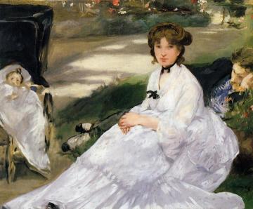 In the Garden Artwork by Edouard Manet