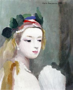 Portrait of a Woman Artwork by Marie Laurencin