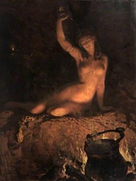 An Incantation Artwork by John Maler Collier