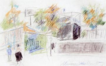 Place des Ternes Artwork by Maurice Utrillo