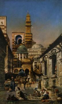 Old Cairo Artwork by Robert Alott