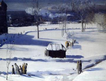 Blue Snow, the Battery Artwork by George Wesley Bellows