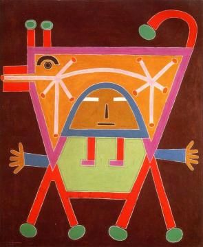 Retracte du Type Chien que Conscience de Vie Artwork by Victor Brauner