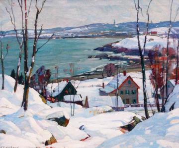 Rockport Harbor Artwork by Aldro Thompson Hibbard