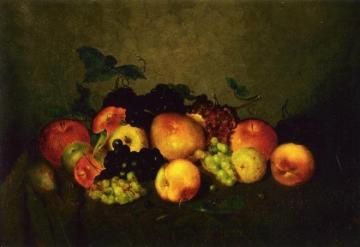 Fruit: Apples, Grapes, Peaches and Pears Artwork by Charles Ethan Porter