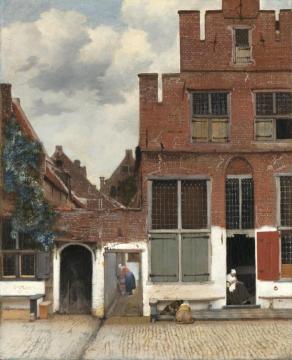 Street In Delft Artwork by Johannes Vermeer