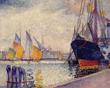 Canal de la Guidecca, Venice Artwork by Henri Edmond Cross