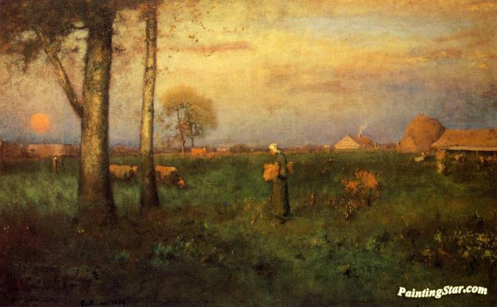 Sundown Artwork by George Inness