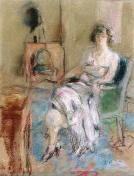 Portrait Of Madame Rosengart Artwork by Edouard Vuillard