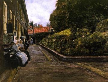 Stevenstift in Leiden, first version Artwork by Max Liebermann