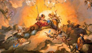 The Happy Union Of Spain And Parma Artwork by Francisco Bayeu y Subias