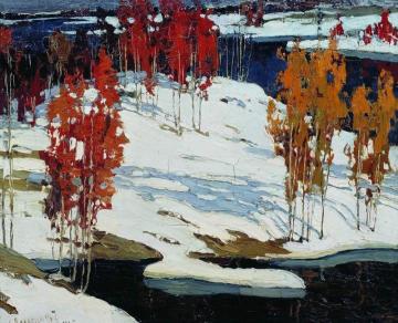 The First Snow Artwork by Stepan Kolesnikov