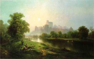 Windsor Castle Artwork by Edward Moran