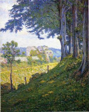Chateau D'arques, Dieppe Artwork by Wynford Dewhurst