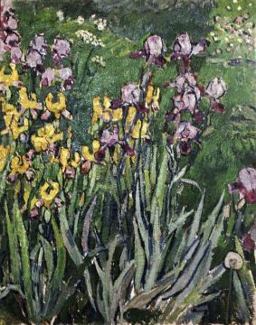 Irises Artwork by Pyotr Konchalovsky