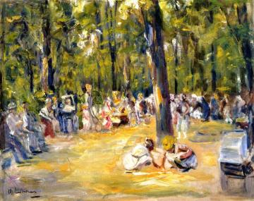 Children's Playground In Tiergarten In Berlin Artwork by Max Liebermann