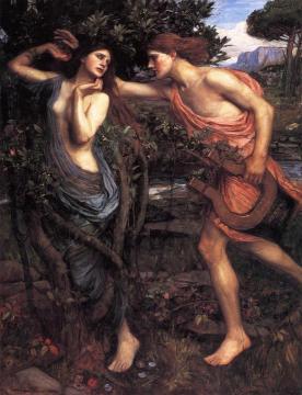Apollo and Daphne Artwork by John William Waterhouse