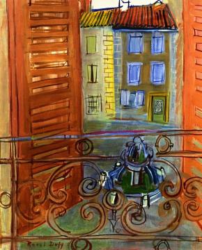 Le Fontaine à Aspet Artwork by Raoul Dufy