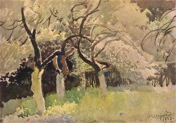 Orchard Artwork by Leon Jan Wyczolkowski