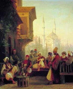 Oriental Scene Artwork by Ivan Constantinovich Aivazovsky
