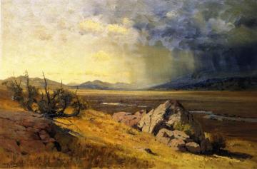Looking across South Park Artwork by Charles Partridge Adams