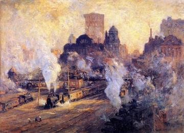 Grand Central Station Artwork by Colin Campbell Cooper