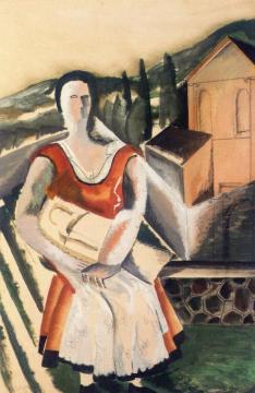 More and Child Artwork by Ossip Zadkine