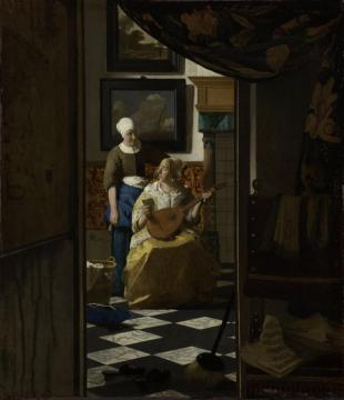 The Love Letter Artwork by Johannes Vermeer