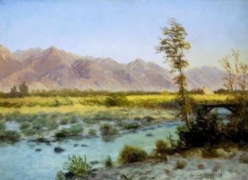 Western Landscape Artwork by Albert Bierstadt