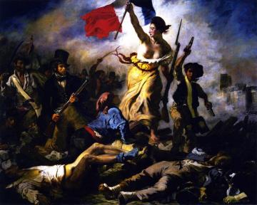 Liberty Leading the People Artwork by Eugène Delacroix