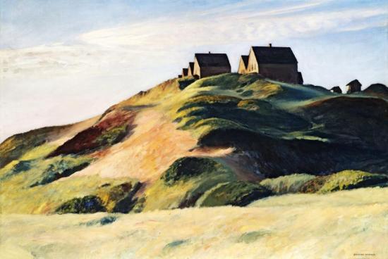 Corn Hill Artwork by Edward Hopper