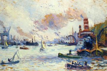 Rotterdam Artwork by Maximilien Luce