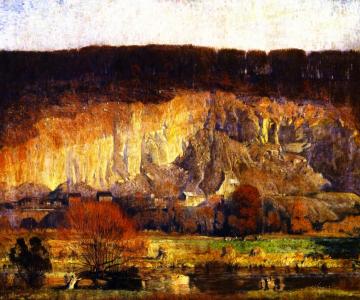 Quarry, Evening Artwork by Daniel Garber