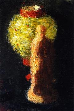 Tanagra Figure with Lampion Artwork by Alexej Jawlensky