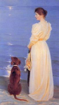 Summer Evening At Skagen Artwork by Peder Severin Kroyer