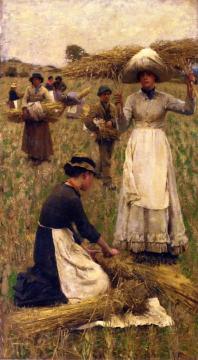 Gleaners Artwork by Sir George Clausen