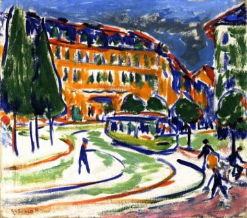 Streetcar (in Dresden) Artwork by Ernst Ludwig Kirchner