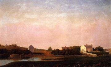 Babson and Ellery Houses, Gloucester Artwork by Fitz Hugh Lane