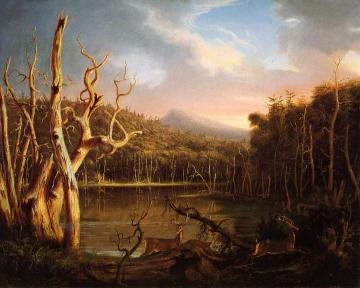 Lake with Dead Trees Artwork by Thomas Cole