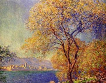 Antibes Seen from the Salis Gardens Artwork by Claude Oscar Monet