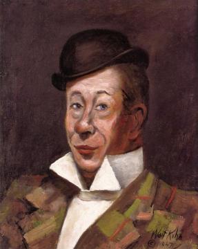 Portrait Of Bert Lahr Artwork by Walt Kuhn