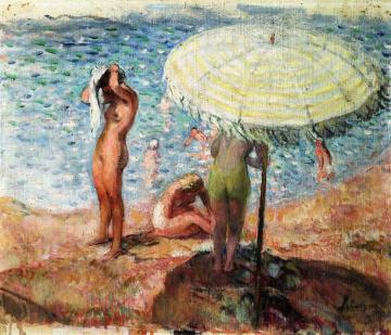 Bathers on the Beach Artwork by Henri Lebasque